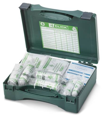 Click Medical 20 Person First Aid Kit Boxed Green