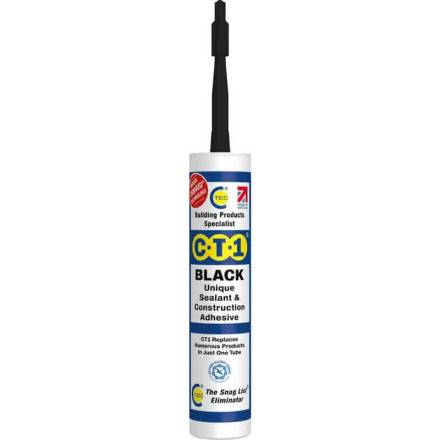 CT1 Black TRIBRID(R) Sealant and Construction Adhesive 290ml