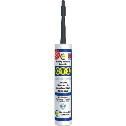 CT1 TRIBRID Anthracite Sealant and Construction Adhesive 290ml