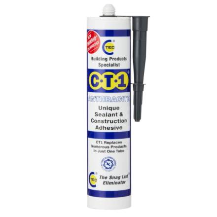CT1 TRIBRID Anthracite Sealant and Construction Adhesive 290ml