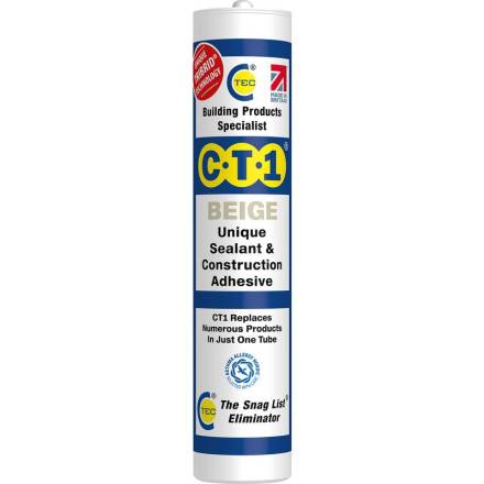 CT1 Unique Sealant and Construction Adhesive Beige 290ml