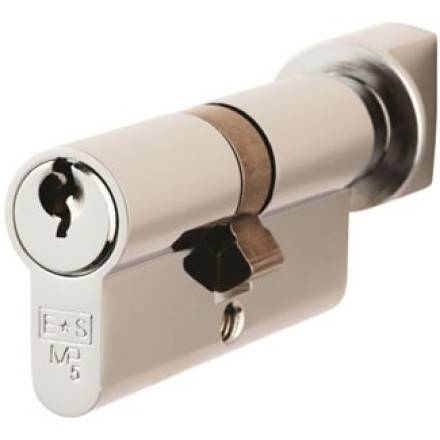 Carlisle Brass Eurospec MP5 Offset Euro Cylinder and Turn Satin Chrome