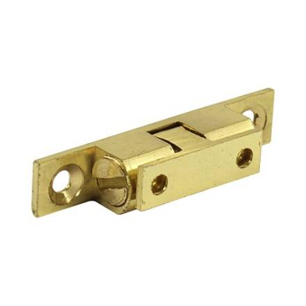 TIMCO Double Ball Catch Electro Brass 50mm Pack of 2