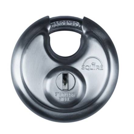 Squire DCL1 70mm Stainless Steel Discus Padlock