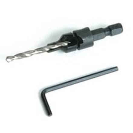 Dart Quick-Change Countersink with 2.5mm (3/32") HSS Drill Bit DCS06