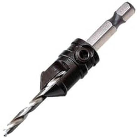 Dart Quick-Change Countersink with 2.5mm (3/32") HSS Drill Bit DCS06