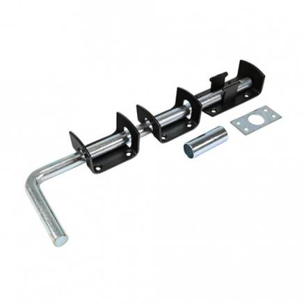 TIMCO Garage Drop Down Bolt Black 305mm (12")