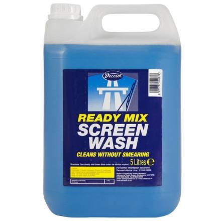 Decosol Ready Mixed Screenwash All Seasons Formula 5 Litre