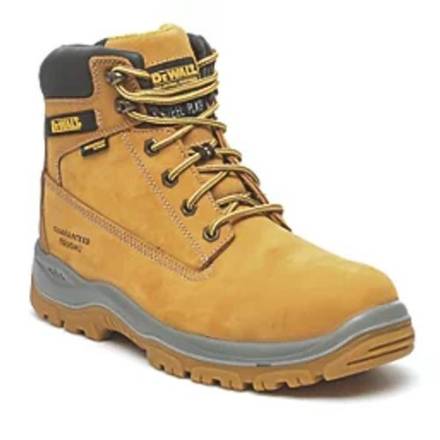 DeWalt Titanium Waterproof Safety Boot Tan Size 8