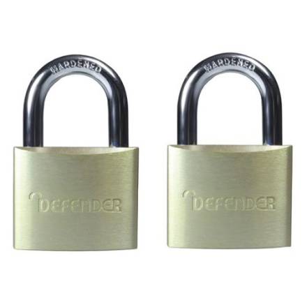 Squire Defender DFAL4T 40mm Aluminium Padlock Keyed Alike Twin Pack