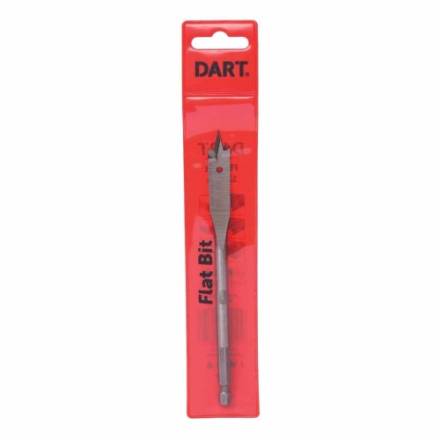Dart 32mm Flat Bit - 152mm Length, 1/4" Hex Quick-Change Shank (DFB32)