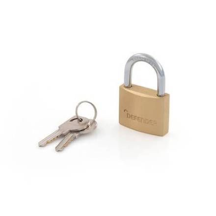 Squire Defender DFBP4 40mm Solid Brass Double Locking Open Shackle Padlock