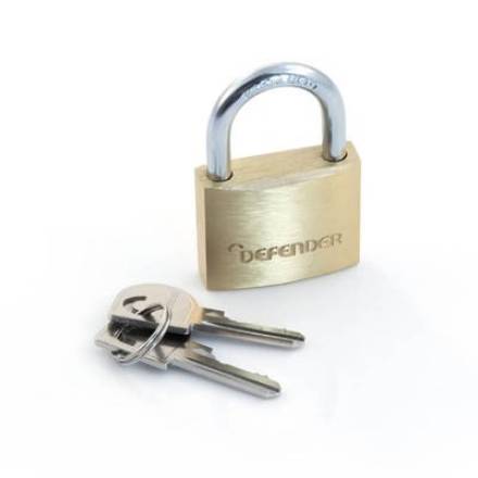 Squire Defender DFBP4 40mm Solid Brass Double Locking Open Shackle Padlock