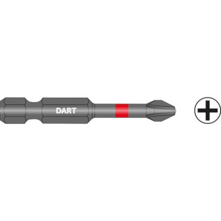 Dart PH2 50mm Impact Driver Bit Pack of 10 (DI50PH2-10)