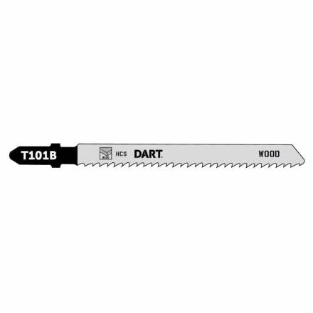 Dart T101B Wood Cutting Jigsaw Blades 10 TPI 75mm - Pack of 5 (DJB11)