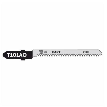 Dart T101AO Wood Cutting Jigsaw Blade 20 TPI 50mm - Pack of 5 (DJB15)