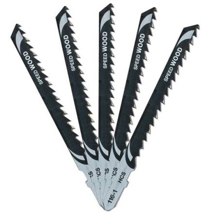 Dart T244D Wood Cut Jigsaw Blades T-Shank HCS 100mm - Pack of 5