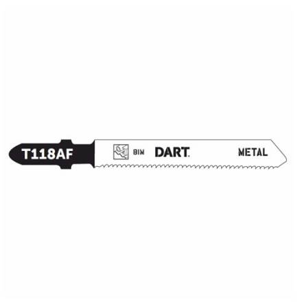 Dart T118AF Metal Cutting Jigsaw Blade 21 TPI 50mm - Pack of 5