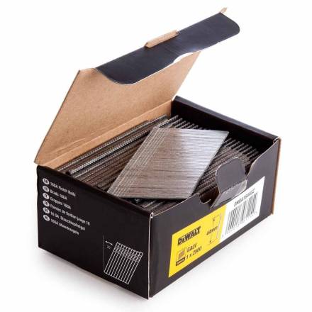 DeWalt DNBA1632GZ 32mm 16G Angled Galvanised Brad Nails - Box of 2500