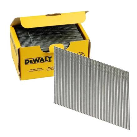 DeWalt DNBA1638GZ 16G 38mm Angled Galvanised 2nd Fix Brad Nails (Pack of 2500)