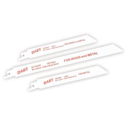 Dart S1122EF Metal Cutting Reciprocating Blades 200mm 18 TPI Pack of 5