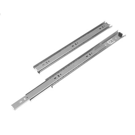 Rothley Ball Bearing Full Extension Drawer Slide 500mm - Bright Zinc Plated (Pair)