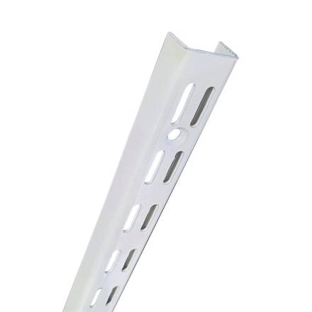 Prosolve Twin Slot Shelf-Lok White Upright 1980mm