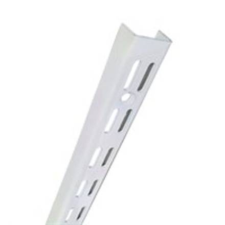 Prosolve Twin Slot Shelf-Lok White Steel Upright 430mm