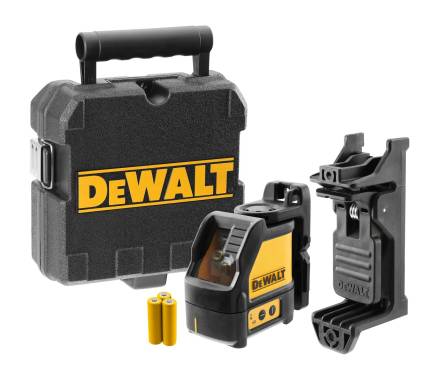 DeWalt DW088K-XJ Self-Levelling Cross Line Red Laser Level 15m