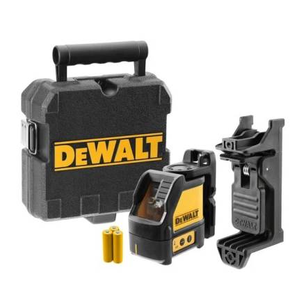 DeWalt DW088K-XJ Self-Levelling Cross Line Red Laser Level 15m