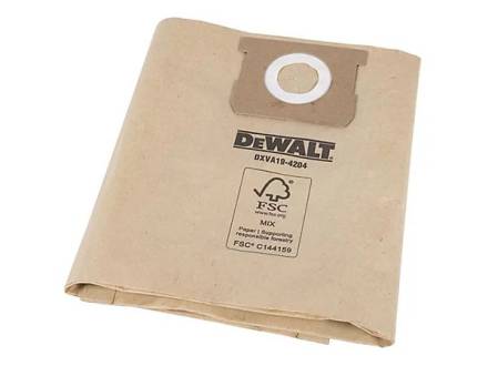 DeWalt DXVA19-4204 Dust Filter Bags for Wet and Dry Vacuums Pack of 3