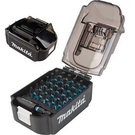 Makita Impact Black 31-Piece Bit Set in Battery Shaped Case - E-03084