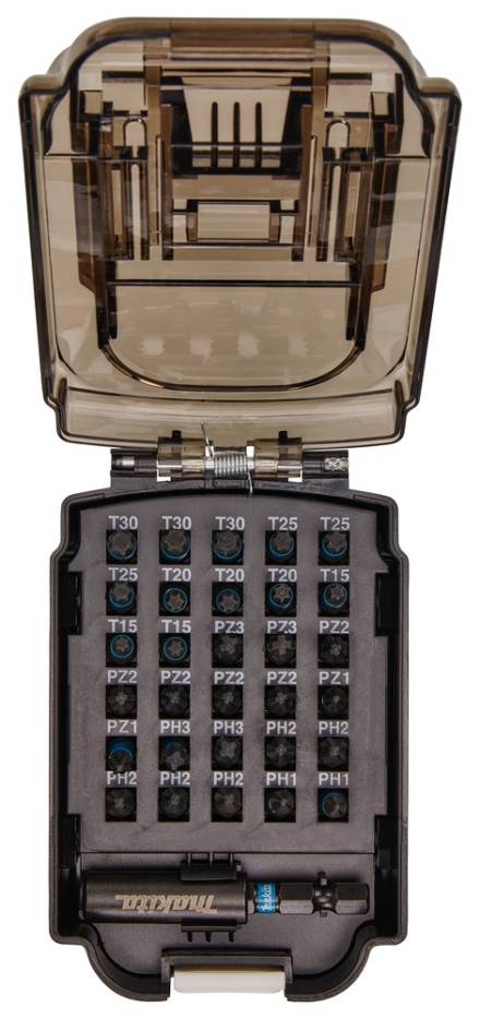 Makita Impact Black 31-Piece Bit Set in Battery Shaped Case - E-03084