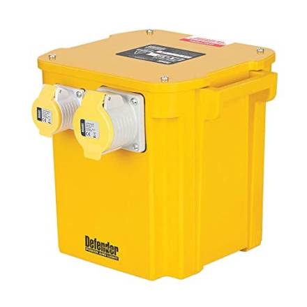 Defender E205042 5kVA 110V Portable Transformer 2x16A and 1x32A No Plug
