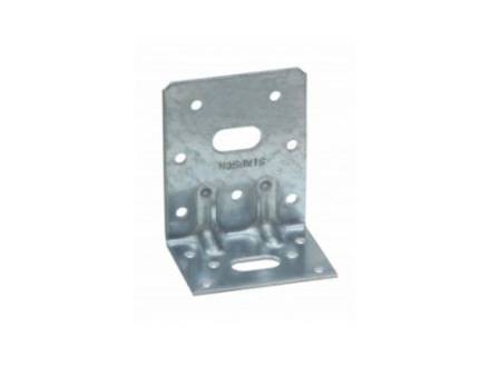 Simpson Strong-Tie E5/2C50 Heavy Duty Reinforced Angle Bracket 65 x 75mm Pre-Galvanised