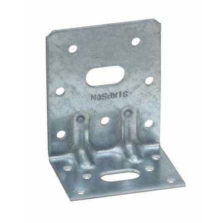 Simpson Strong-Tie E5/2C50 Heavy Duty Reinforced Angle Bracket 65 x 75mm Pre-Galvanised