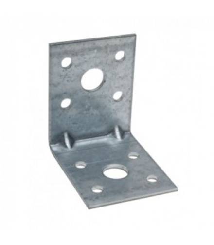 Simpson Strong-Tie EA664/2C50 Light Reinforced Angle Bracket 60 x 60 x 40mm Pre-Galvanised