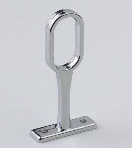 Rothley Oval 30mm x 15mm Centre Support Bracket Chrome