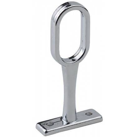 Rothley Colorail Oval End Bracket Chrome Plated 30 x 15mm