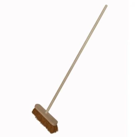 Faithfull Soft Coco Broom 300mm (12in) Complete with Handle