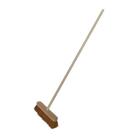 Faithfull Soft Coco Broom 300mm (12in) Complete with Handle