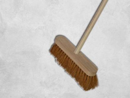 Faithfull Soft Coco Broom 300mm (12in) Complete with Handle