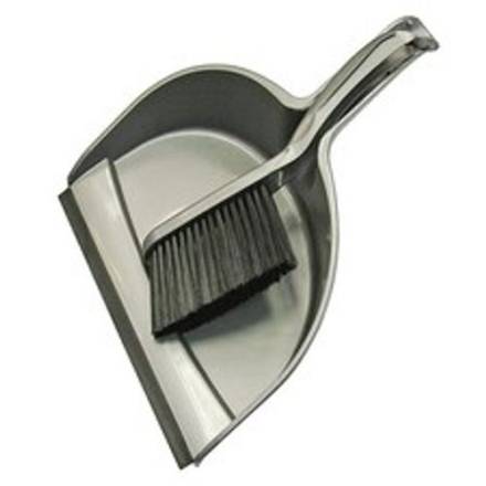 Faithfull Plastic Dustpan and Brush Set 220mm