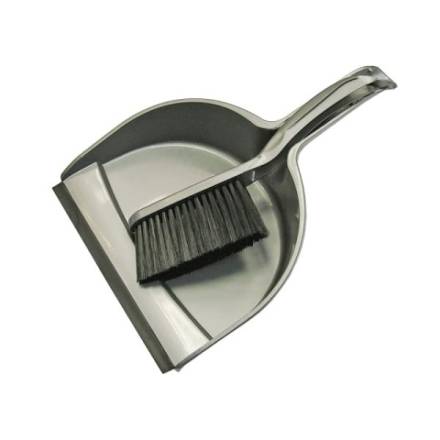 Faithfull Plastic Dustpan and Brush Set 220mm