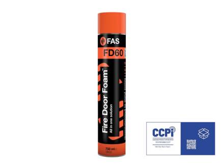 FAS Fire Door Foam 750ml Gun Grade - 60 Minute Fire Rated PU Expanding Foam