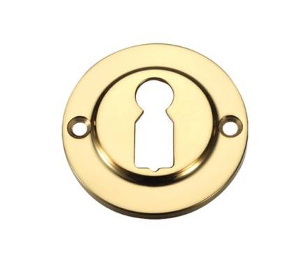 Zoo Hardware Polished Brass Euro Escutcheon