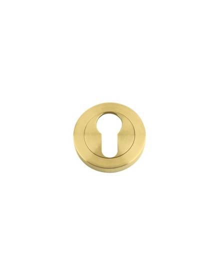 Zoo Hardware Polished Brass Euro Escutcheon