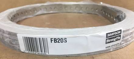 Simpson Strong-Tie FB20 Fixing Band Galvanised 20mm x 10m