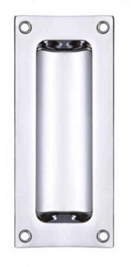 Zoo Hardware Fulton and Bray FB90CP Flush Pull 102 x 45mm Polished Chrome