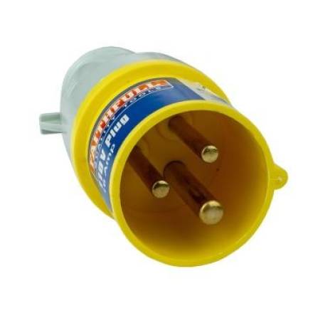 Faithfull Power Plus Yellow Replacement Plug 110V 16A BS EN 60309 IP44